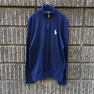 ラルフローレン(Ralph Lauren)の90’s Ralph Lauren ハーフジップ ロングスリーブシャツ(Tシャツ/カットソー(七分/長袖))