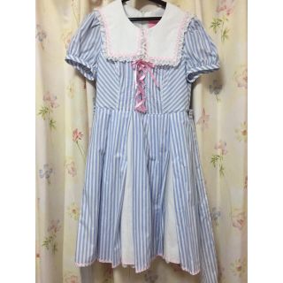 アンジェリックプリティー(Angelic Pretty)のAngelic Pretty❤水色ワンピース(ひざ丈ワンピース)