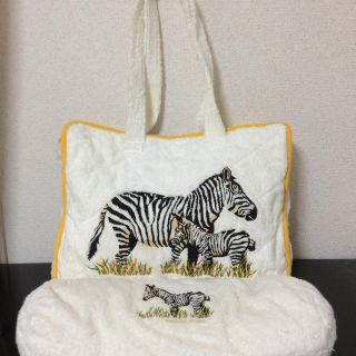 ボタニカルウエディング 希少 美品 エルメス ビーチバッグ しまうま