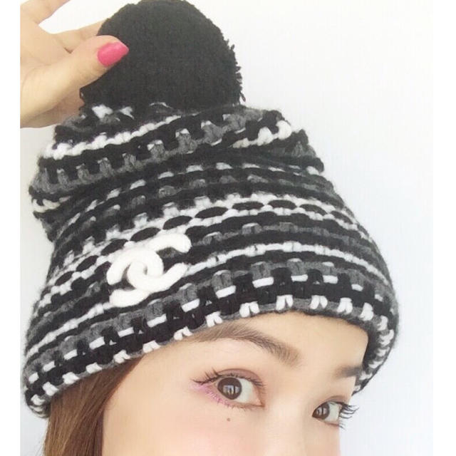 日本製 CHANEL - シャネル ニットベレー帽 平子理沙さん愛用☆カシミア