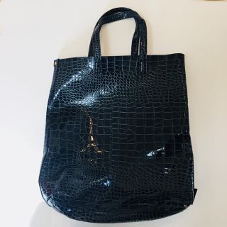 ルートート(ROOTOTE)のトートバック ネイビー 限定色 クロコ(トートバッグ)