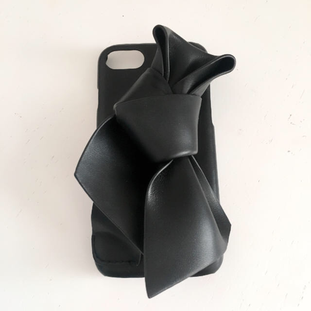 rienda(リエンダ)のrienda ツイストリボン iPhoneケース ブラック レディースのファッション小物(その他)の商品写真