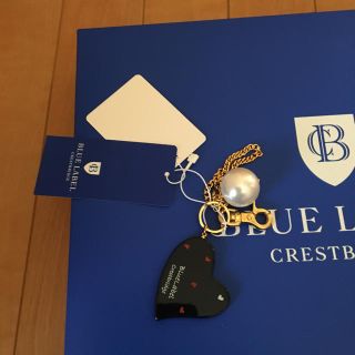 バーバリーブルーレーベル(BURBERRY BLUE LABEL)の新品ブルーレーベルクレストブリッジ♥︎チャームネイビー(トートバッグ)