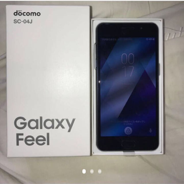 docomoGalaxy Feel SC-04JブラックSIMロック解除一括購入