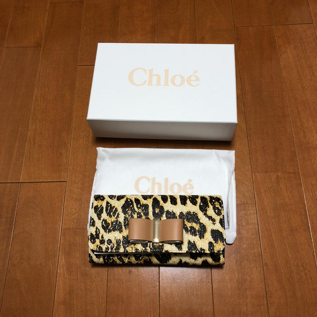 新品！Chloe レオパード柄ウォレット