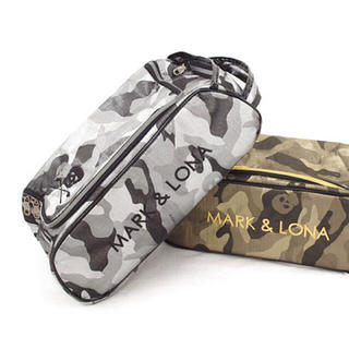 マークアンドロナ(MARK&LONA)の完売品タグ付き未使用 MARK&LONA camo silver シューズバック(バッグ)