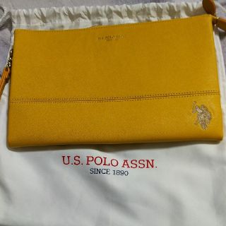 ポロラルフローレン(POLO RALPH LAUREN)のU.S.POLO ASSN. クラッチバック イエロー セカンドバッグ(クラッチバッグ)