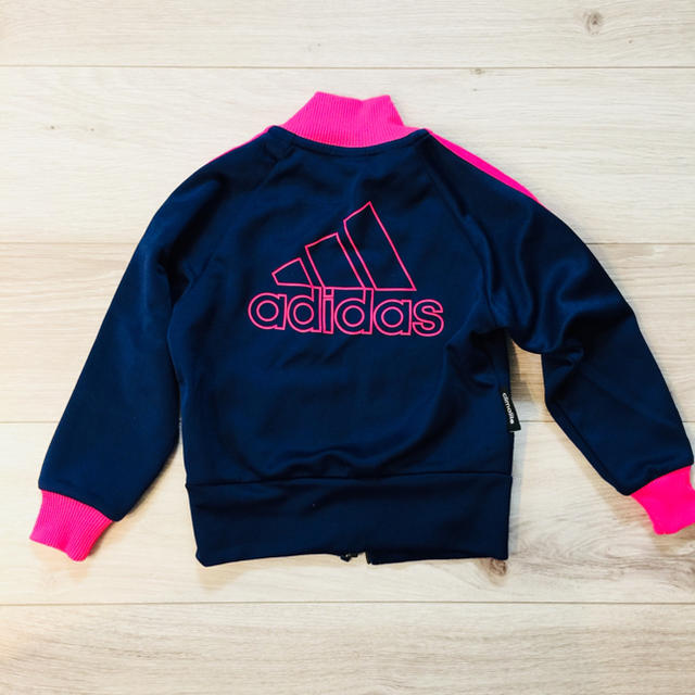 adidas(アディダス)のadidas アディダス キッズ ジャージ 100 キッズ/ベビー/マタニティのキッズ服女の子用(90cm~)(ジャケット/上着)の商品写真