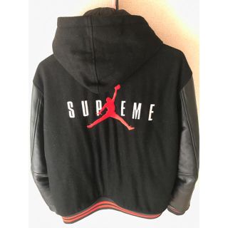 シュプリーム(Supreme)のシュプリーム x Air Jordan Jacket レザージャケット(レザージャケット)