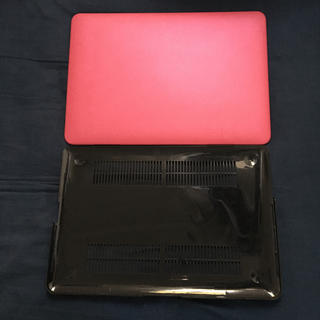 MacBook カバー（ピンク）(PCパーツ)