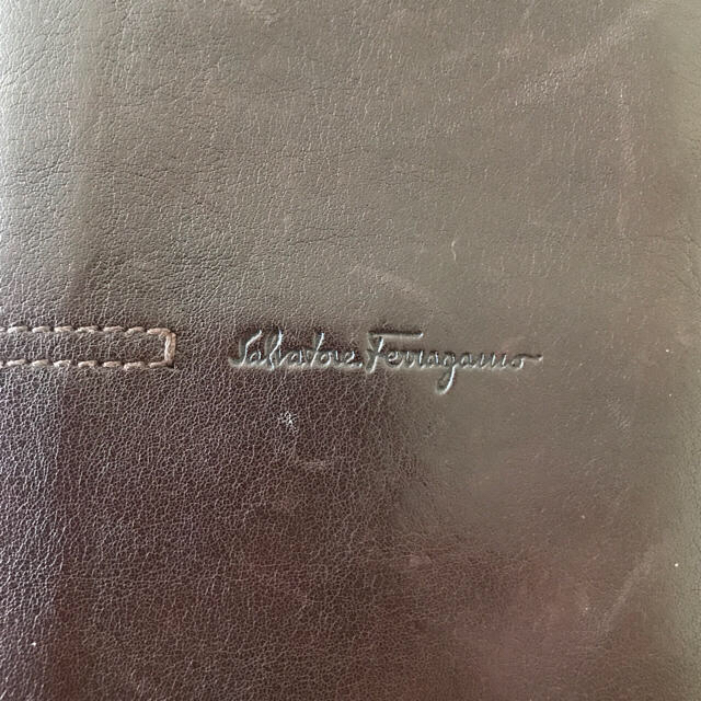 Salvatore Ferragamo(サルヴァトーレフェラガモ)のフェラガモ Ferragamo 長財布 ブラウン メンズのファッション小物(長財布)の商品写真