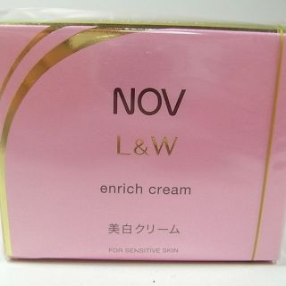 ノエビア(noevir)の★本物正規新品未開封NOVノブ　L&Wエンリッチクリーム48ｇ医薬部外品(乳液/ミルク)