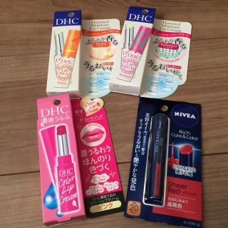 ディーエイチシー(DHC)のDHC・NIVEA リップクリーム 4本セット(リップケア/リップクリーム)