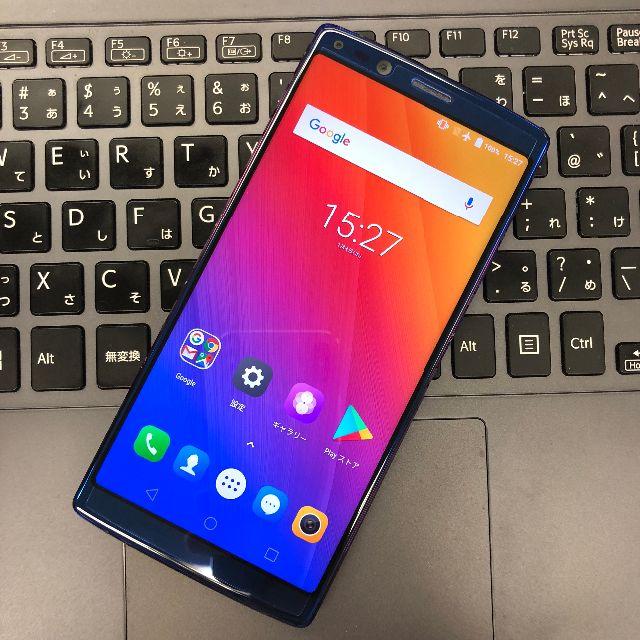 【SIMフリー】DOOGEE Mix2 ブルー スマホ/家電/カメラのスマートフォン/携帯電話(スマートフォン本体)の商品写真