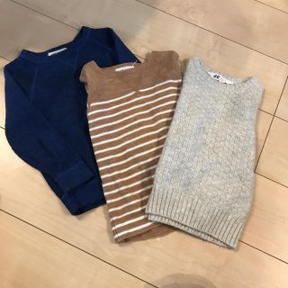 エイチアンドエム(H&M)の【nyrm様専用】男の子 H&M トップスセット ニット 98センチ(ニット)