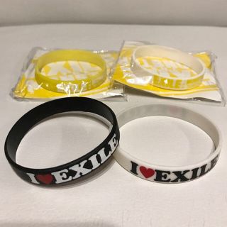 エグザイル(EXILE)のEXILE ゴムブレス 4点セット(ミュージシャン)