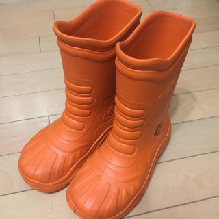 クロックス(crocs)のクロックス 長靴 ジョージ XS Ｗ4-５ オレンジ(長靴/レインシューズ)