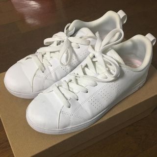 アディダス(adidas)のadidas 白 スニーカー【23.5cm】(スニーカー)