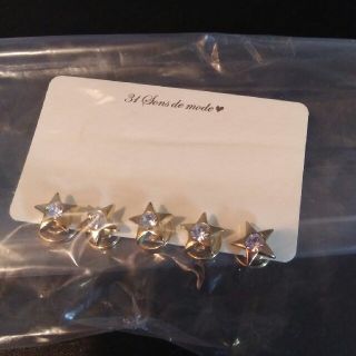 トランテアンソンドゥモード(31 Sons de mode)の新品・未使用☆ﾄﾗﾝﾃｱﾝ　スターヘアアクセサリー(バレッタ/ヘアクリップ)