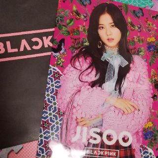 BLACKPINK JISOO クリアファイル(アイドルグッズ)