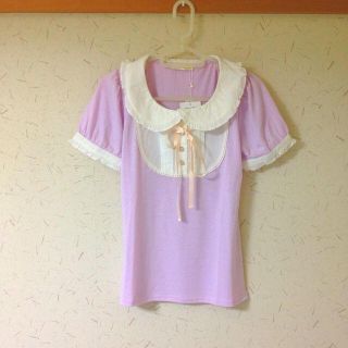 アマベル(Amavel)のラベンダー色ブラウス♡(シャツ/ブラウス(半袖/袖なし))