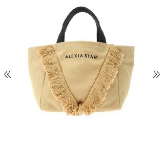 アリシアスタン(ALEXIA STAM)のV Fringe Tote Bag Sand Beige
(トートバッグ)