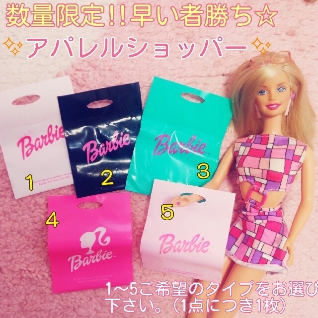 Barbie(バービー)のBarbie❤バッグ👜ショッパー付き【バービー人形】 キッズ/ベビー/マタニティのおもちゃ(ぬいぐるみ/人形)の商品写真