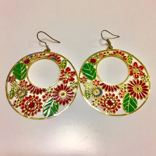 from アメリカ☆フラワーピアス(ピアス)