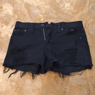 マウジー(moussy)のマウジー ブラックデニムショーパン(ショートパンツ)