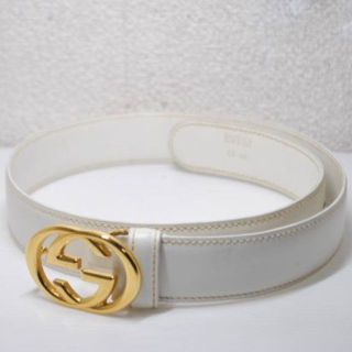 GUCCI レディース ベルト 白 新品未使用 小物 ベルト 小物 ベルト 正規