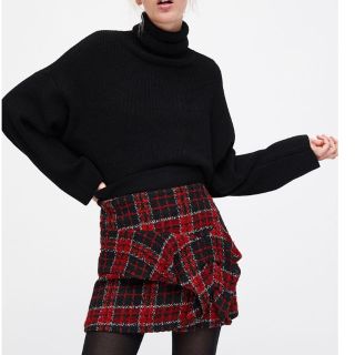 ザラ(ZARA)のZARA♡チェックスカート(ミニスカート)