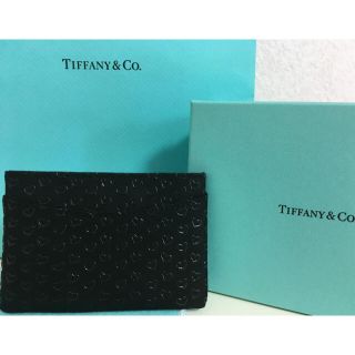 ティファニー(Tiffany & Co.)の《新品美品》ティファニー カードケース 箱入り袋入り(名刺入れ/定期入れ)