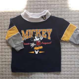 ディズニー(Disney)のmickey 長袖シャツ 90cm(Tシャツ/カットソー)