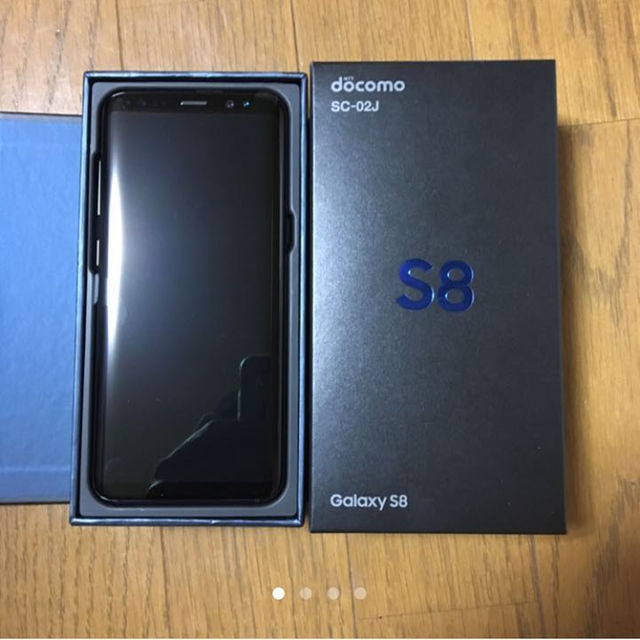 docomoGalaxy S8 SC-02JブラックSIMロック解除一括購入新品