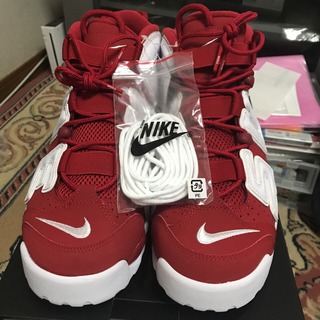Supreme - supreme NIKE more uptempo モアテン 29.5 赤の通販 by i's