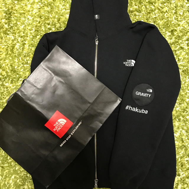 THE NORTH FACE ノースフェイス パーカー GRAVITY 白馬限定 スーベニア 霜降り スウェットパーカー HAKUBA SOUVENER HOODIE 2019年モデル ミックスグレー M トップス フーディー 【メンズ】【美品】