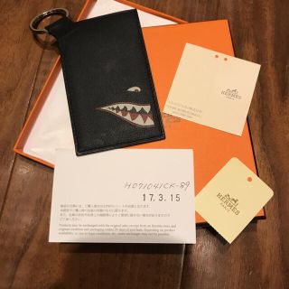 正規品 プレミア エルメス シティパス シャーク カードケースホルダー