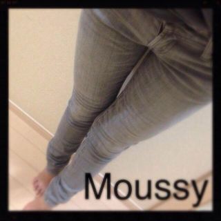 マウジー(moussy)のMoussy24インチ グレーデニムpt(デニム/ジーンズ)