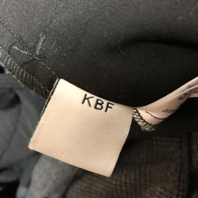 KBF(ケービーエフ)のKBF ウエストリボングレンチェックパンツ レディースのパンツ(その他)の商品写真