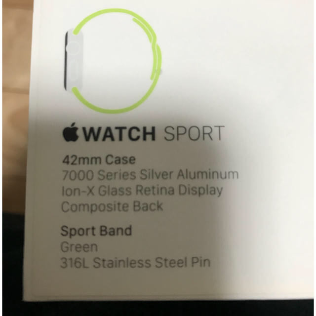 Apple Watch(アップルウォッチ)のApple Watch sport メンズの時計(腕時計(デジタル))の商品写真