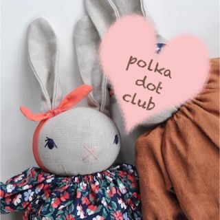 ♡超レア‼︎polkadotclubリバティぬいぐるみ♡ボンポワンmisha