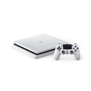 プレイステーション4(PlayStation4)の【PS4】本体 （グレイシャー・ホワイト）500GB  CUH-2100AB02(家庭用ゲーム機本体)