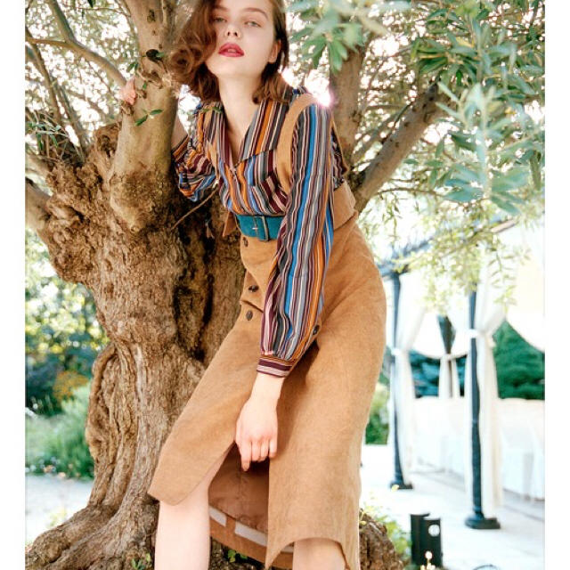 REDYAZEL(レディアゼル)のダブルボタンサスペンダースカート♡ レディースのスカート(ロングスカート)の商品写真
