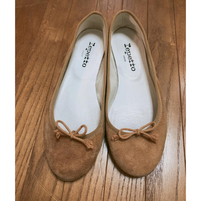 repetto BB サンドリオン スエード ベージュ 37