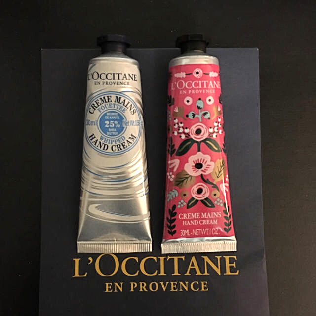 L'OCCITANE(ロクシタン)のロクシタン ホイップシアハンドクリーム&シアローズまとめ売り2本セット コスメ/美容のボディケア(ハンドクリーム)の商品写真