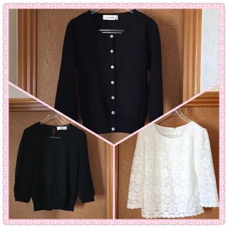 レッセパッセ(LAISSE PASSE)の🌸aaaaoi様専用✨未使用✨🌷レッセパッセ🌷レースブラウス3点Ｓｅｔ(アンサンブル)