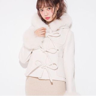 WITHSUN同型♡リボンダッフルコート(ダッフルコート)