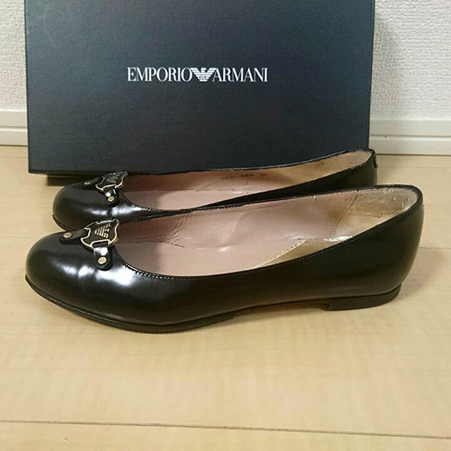 Emporio Armani - 美品!アルマーニ⭐フラットシューズの通販 by