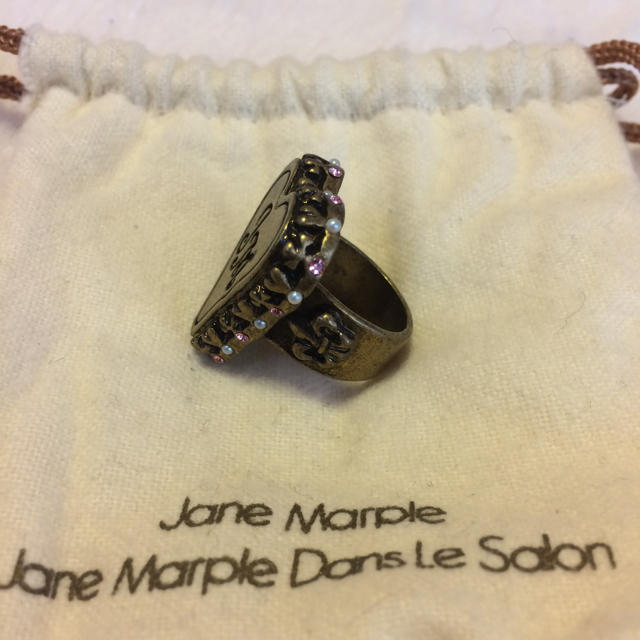 JaneMarple(ジェーンマープル)のジェーンマープル♡ハートロゴリング ブロンズ 11号 レディースのアクセサリー(リング(指輪))の商品写真