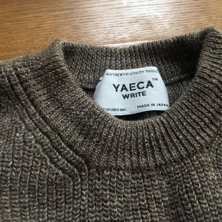 ヤエカ(YAECA)のYAECA sweater beige small(ニット/セーター)